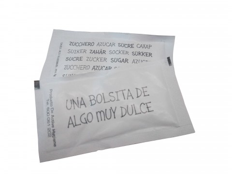 Azúcar en sobres individuales caja 1000 sobres de 8 grms